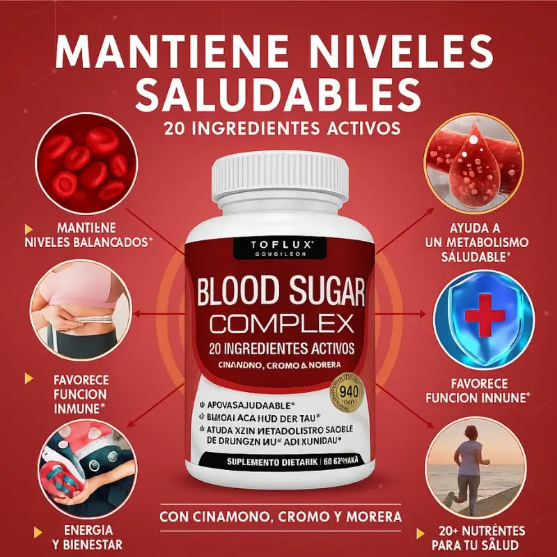 Blood Sugar Complex - Control Azúcar en la sangre - 60 Caps