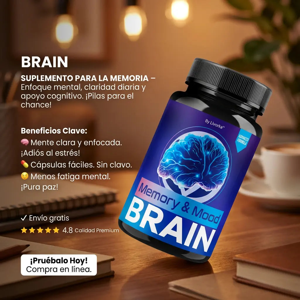 BRAIN SUPLEMENTO PARA LA MEMORIA