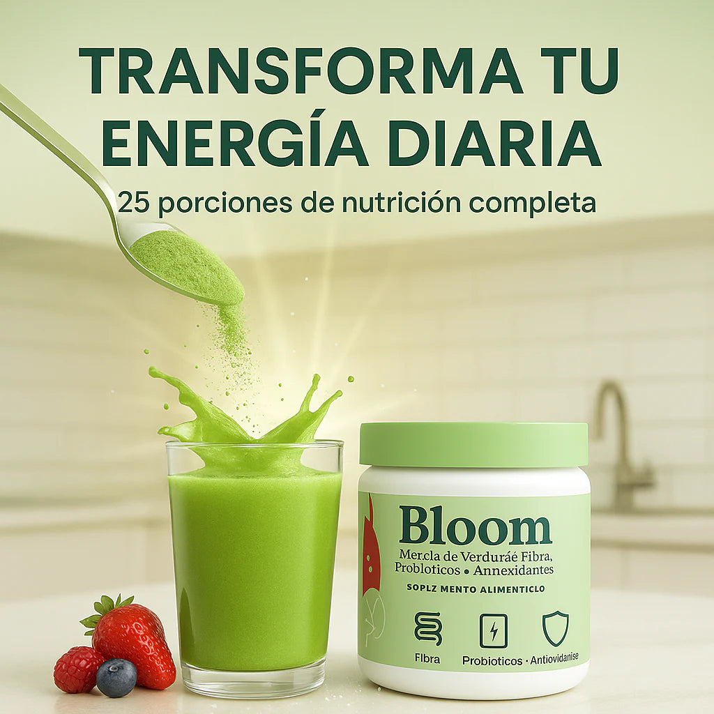 Bloom con Probióticos y Antioxidantes