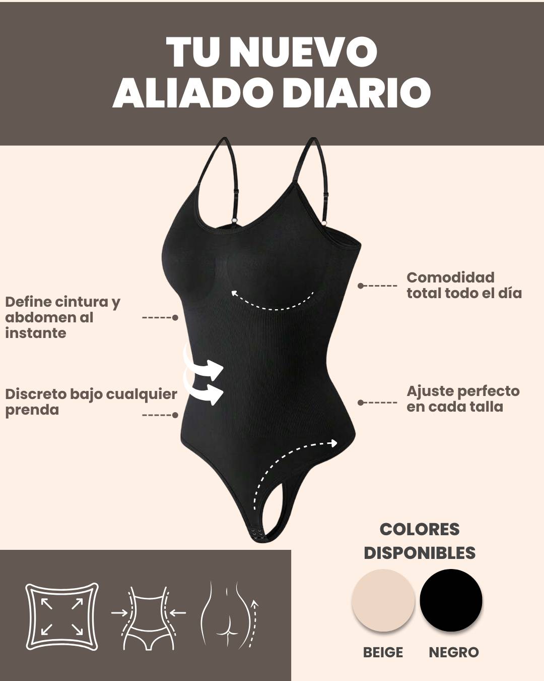 Body Faja Con tiras
