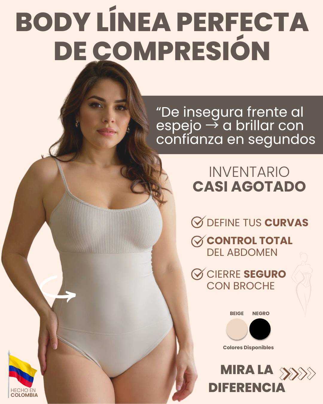 Body Faja Con tiras