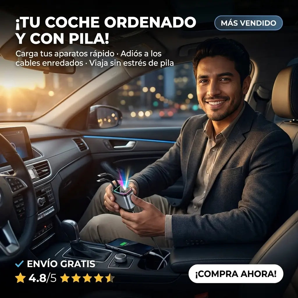 CARGADOR 4 EN 1 CON PROYECTOR