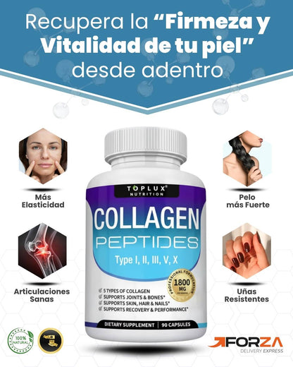 Péptidos de Colageno 1800mg x90 Caps