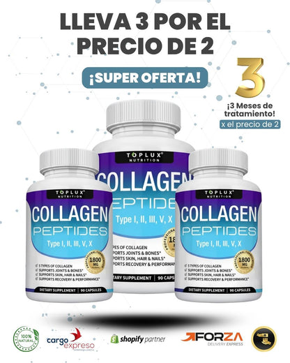 Péptidos de Colageno 1800mg x90 Caps