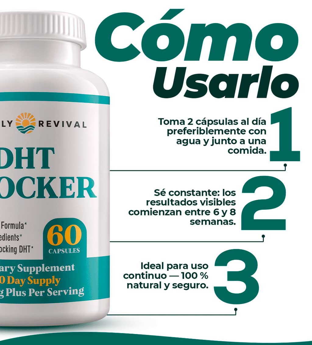 DHT - Recupera tu cabello desde la Raíz
