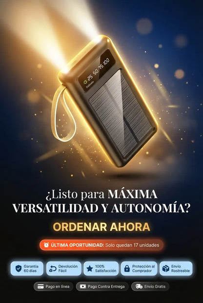 POWER BANK SOLAR MULTICABLE