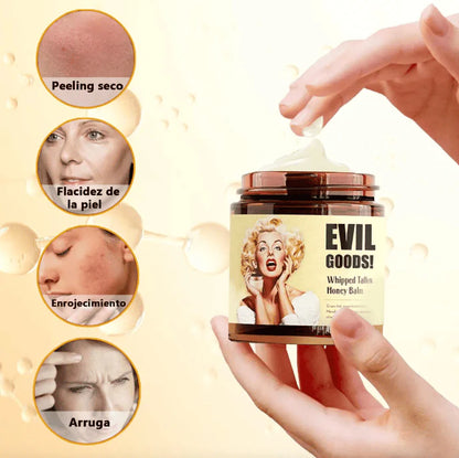 Evil Goods SEBO DE RES - Nutre tu piel con la fuerza ancestral + miel 100% natural