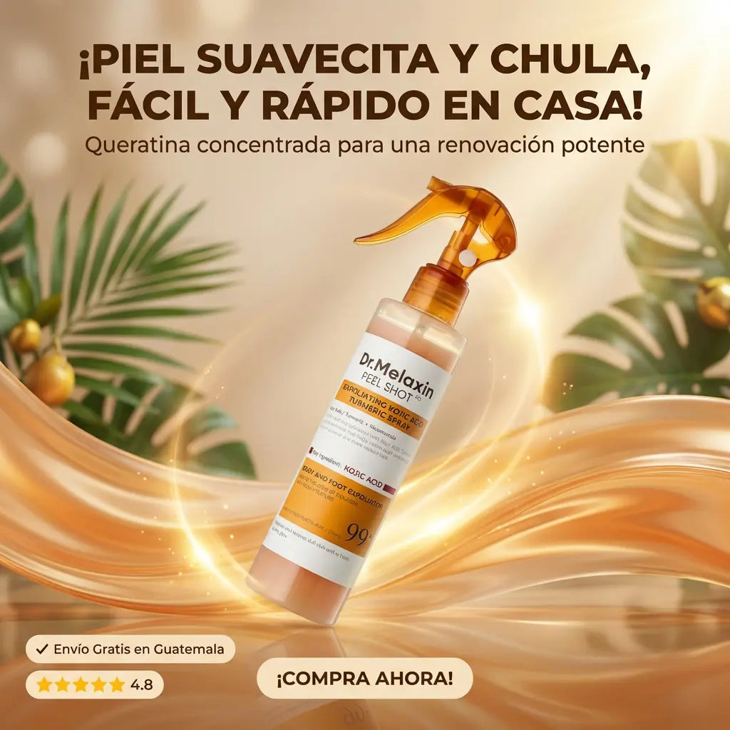 DR. MELAXIM PEEL SHOT™ + EBOOK GRATIS: EXFOLIANTE CORPORAL CASERO
