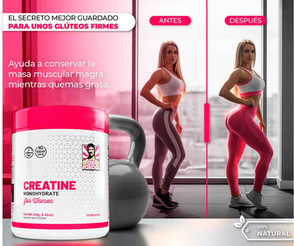Creatina Monohidratada OLD SCHOOL - Activa Tus Curvas, Despierta Tu Figura