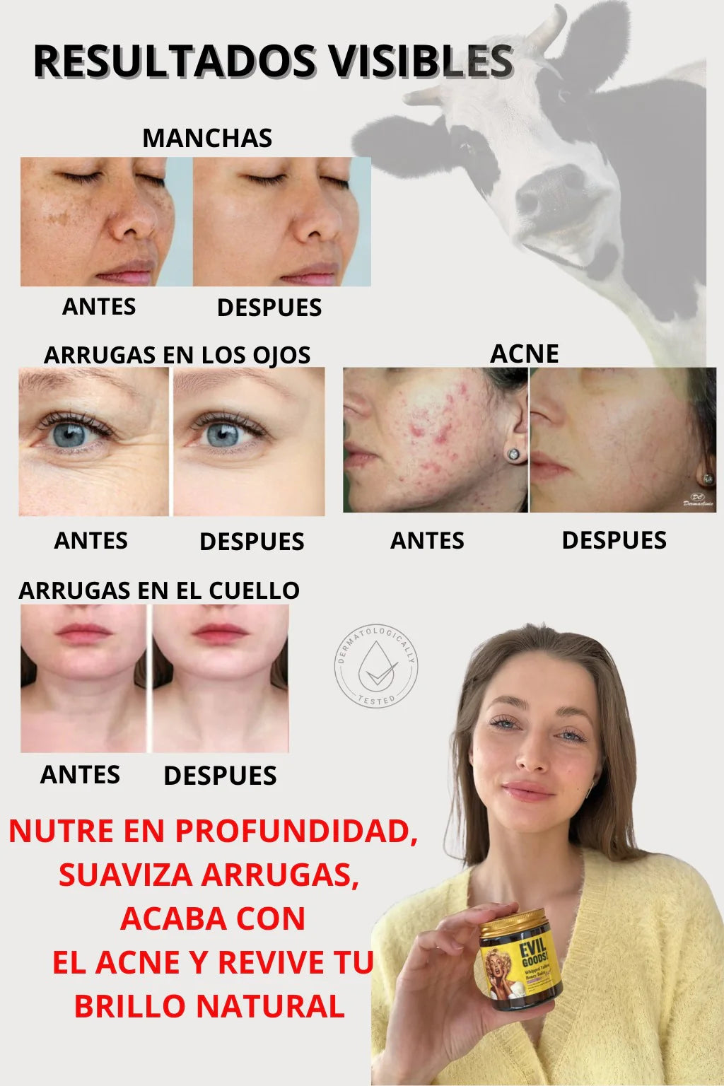 Evil Goods SEBO DE RES - Nutre tu piel con la fuerza ancestral + miel 100% natural