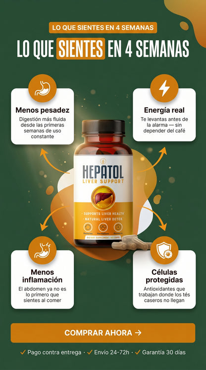 Amazon.com: Hepatol - Desintoxicación de limpieza hepática - Suplemento hepático de hierbas con cúrcuma; L-cisteína desintoxicante apoya la salud del hígado; digestión saludable - Suplementos de limpieza de desintoxicación de apoyo hepático - 60 unidades  — benefits