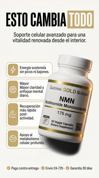 California Gold Nutrition Nmn 175mg 60caps — benefits