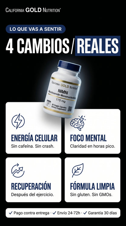 California Gold Nutrition Nmn 175mg 60caps — benefits