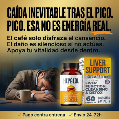 Amazon.com: Hepatol - Desintoxicación de limpieza hepática - Suplemento hepático de hierbas con cúrcuma; L-cisteína desintoxicante apoya la salud del hígado; digestión saludable - Suplementos de limpieza de desintoxicación de apoyo hepático - 60 unidades  — carrusel card-2-problem
