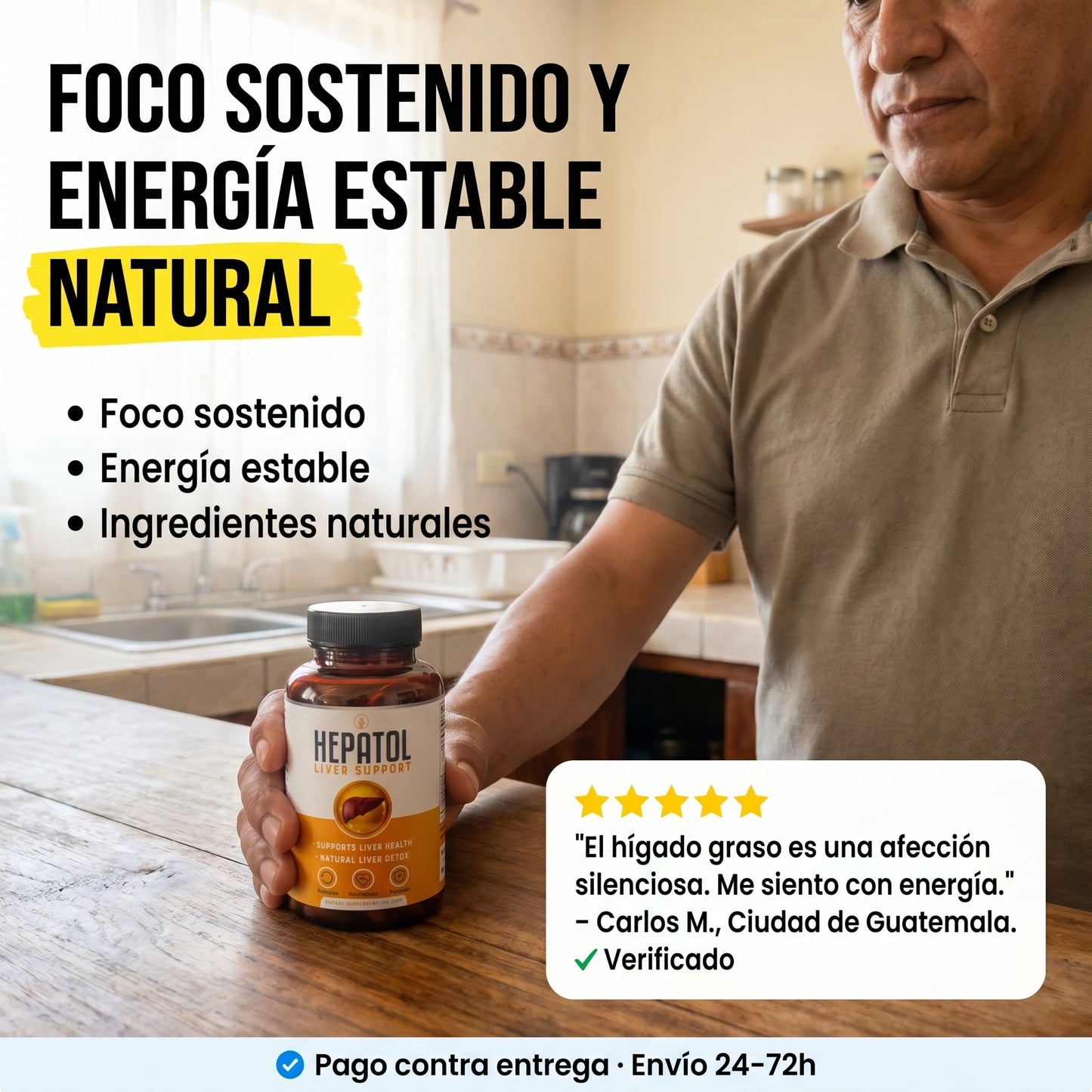 Amazon.com: Hepatol - Desintoxicación de limpieza hepática - Suplemento hepático de hierbas con cúrcuma; L-cisteína desintoxicante apoya la salud del hígado; digestión saludable - Suplementos de limpieza de desintoxicación de apoyo hepático - 60 unidades  — carrusel card-4-proof