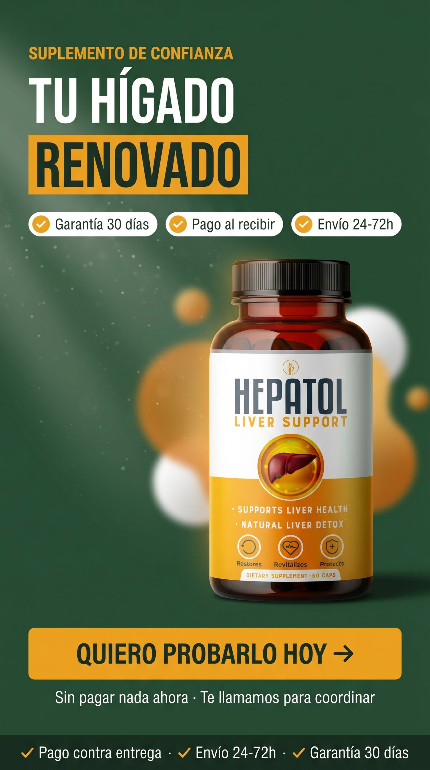 Amazon.com: Hepatol - Desintoxicación de limpieza hepática - Suplemento hepático de hierbas con cúrcuma; L-cisteína desintoxicante apoya la salud del hígado; digestión saludable - Suplementos de limpieza de desintoxicación de apoyo hepático - 60 unidades  — cta