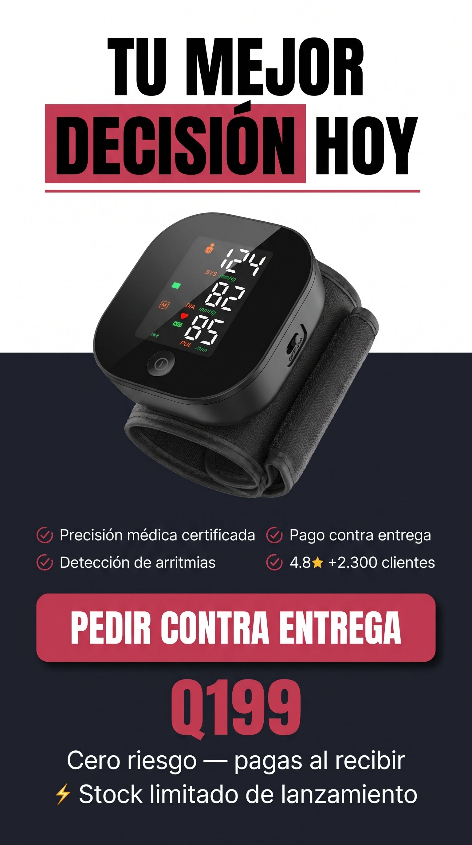 Tensiómetro Muñeca Digital — cta