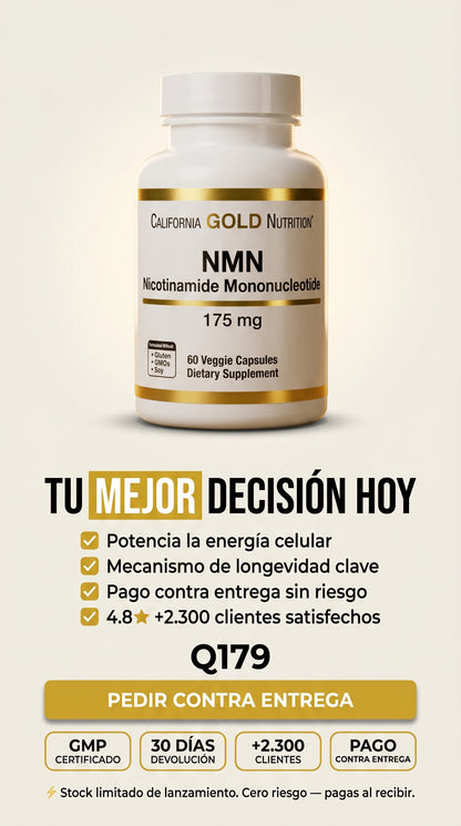 California Gold Nutrition Nmn 175mg 60caps — cta