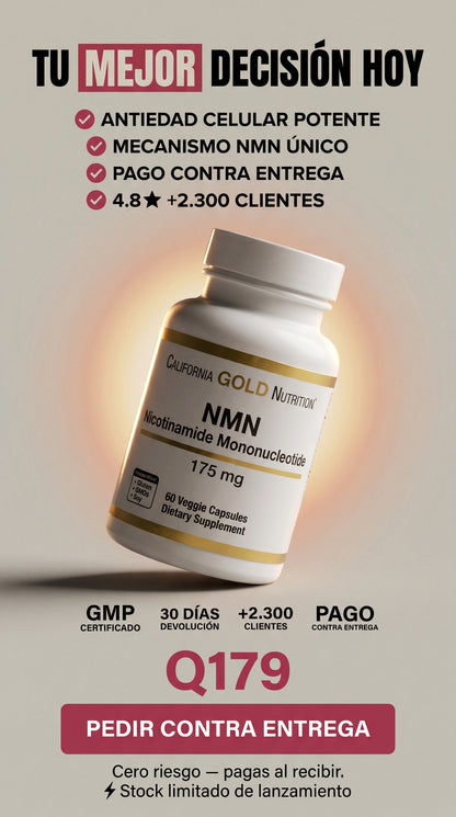 California Gold Nutrition Nmn 175mg 60caps — cta