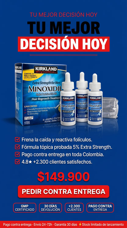 Amazon.com: Kirkland Minoxidil 5% Fuerza Extra Recrecimiento del Cabello para Hombres (Suministro para 12 Meses) : Belleza y Cuidado Personal — cta