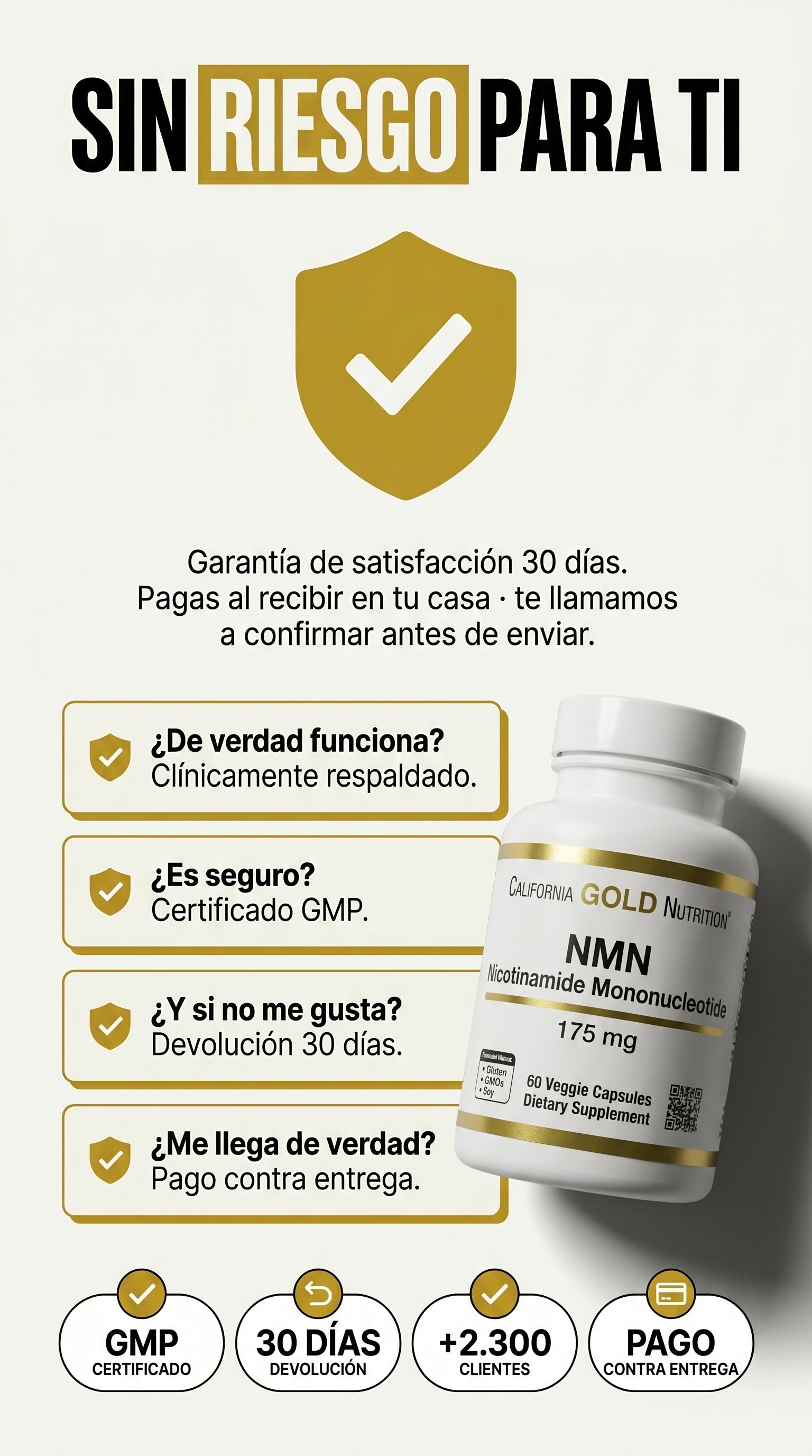 California Gold Nutrition Nmn 175mg 60caps — guarantee-faq