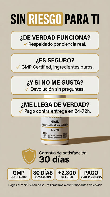 California Gold Nutrition Nmn 175mg 60caps — guarantee-faq