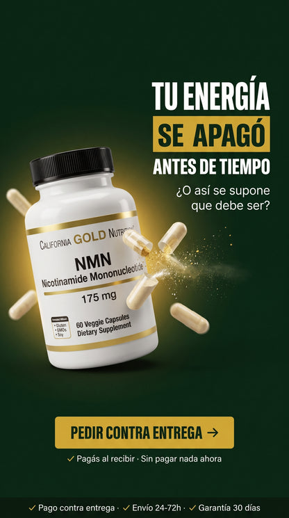 California Gold Nutrition Nmn 175mg 60caps — hero