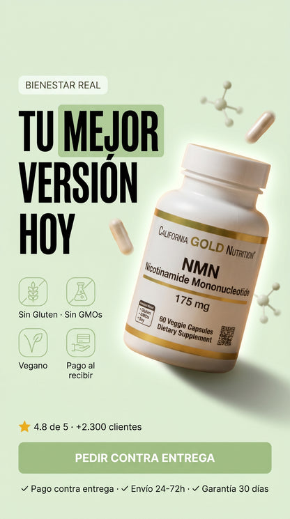California Gold Nutrition Nmn 175mg 60caps — hero