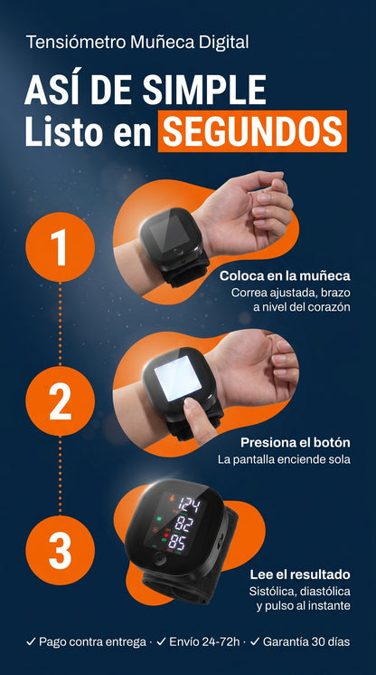 Tensiómetro Muñeca Digital — howto