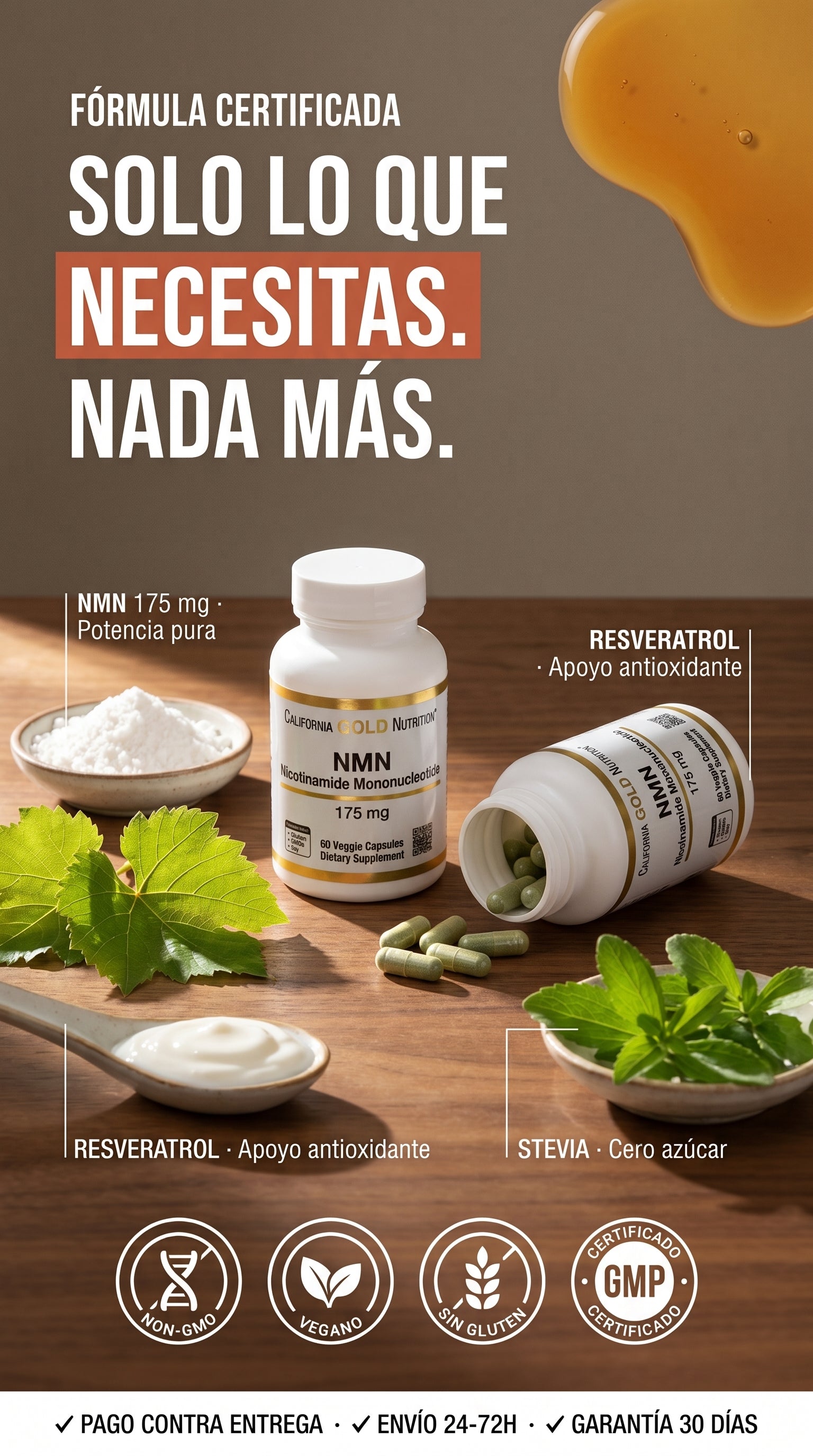 California Gold Nutrition Nmn 175mg 60caps — materials-ingredients