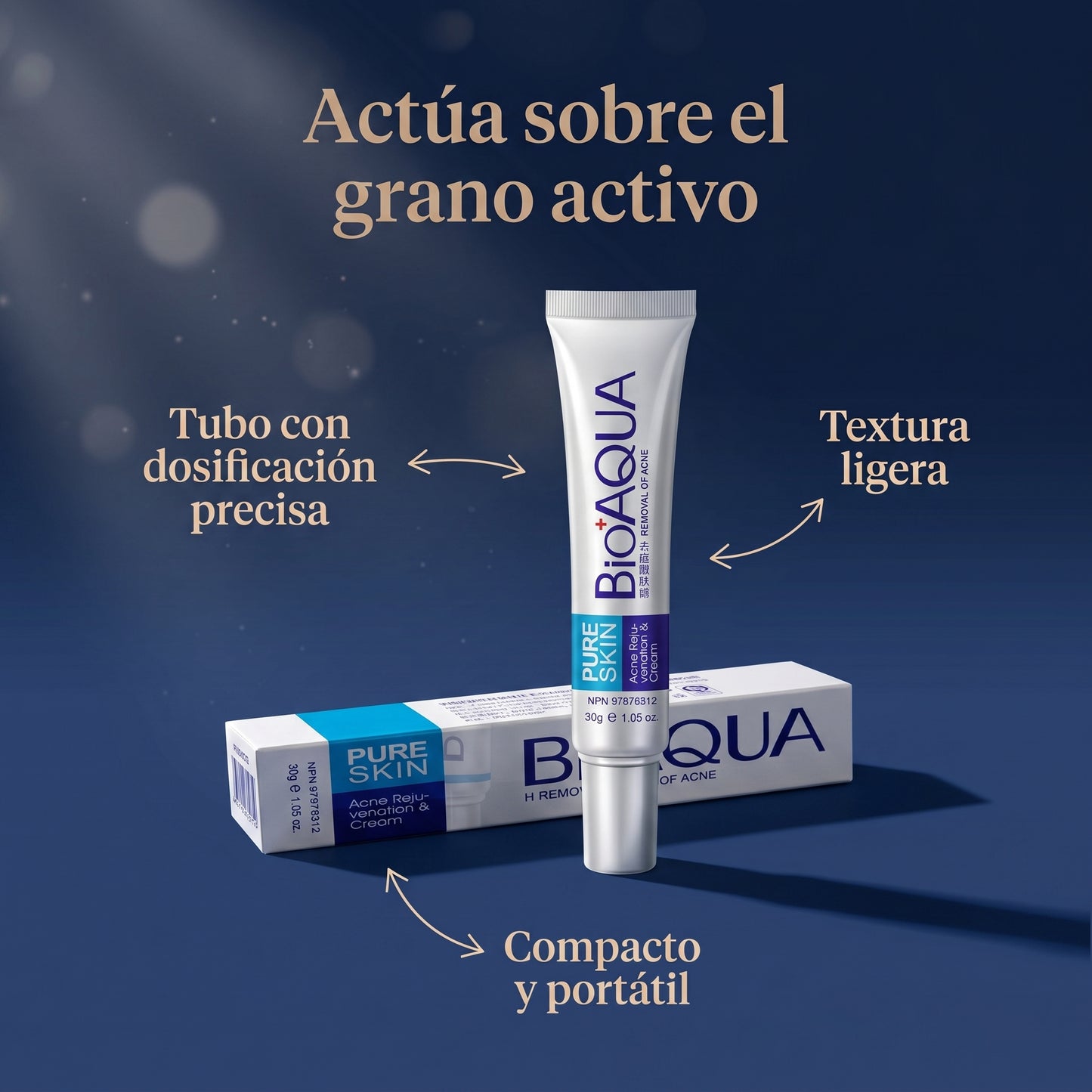 Crema Antiacné Piel Clara — media-infographic