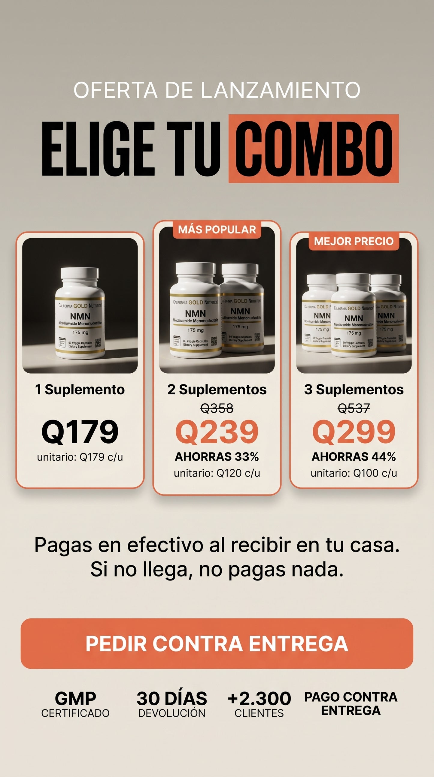 California Gold Nutrition Nmn 175mg 60caps — offer-pricing