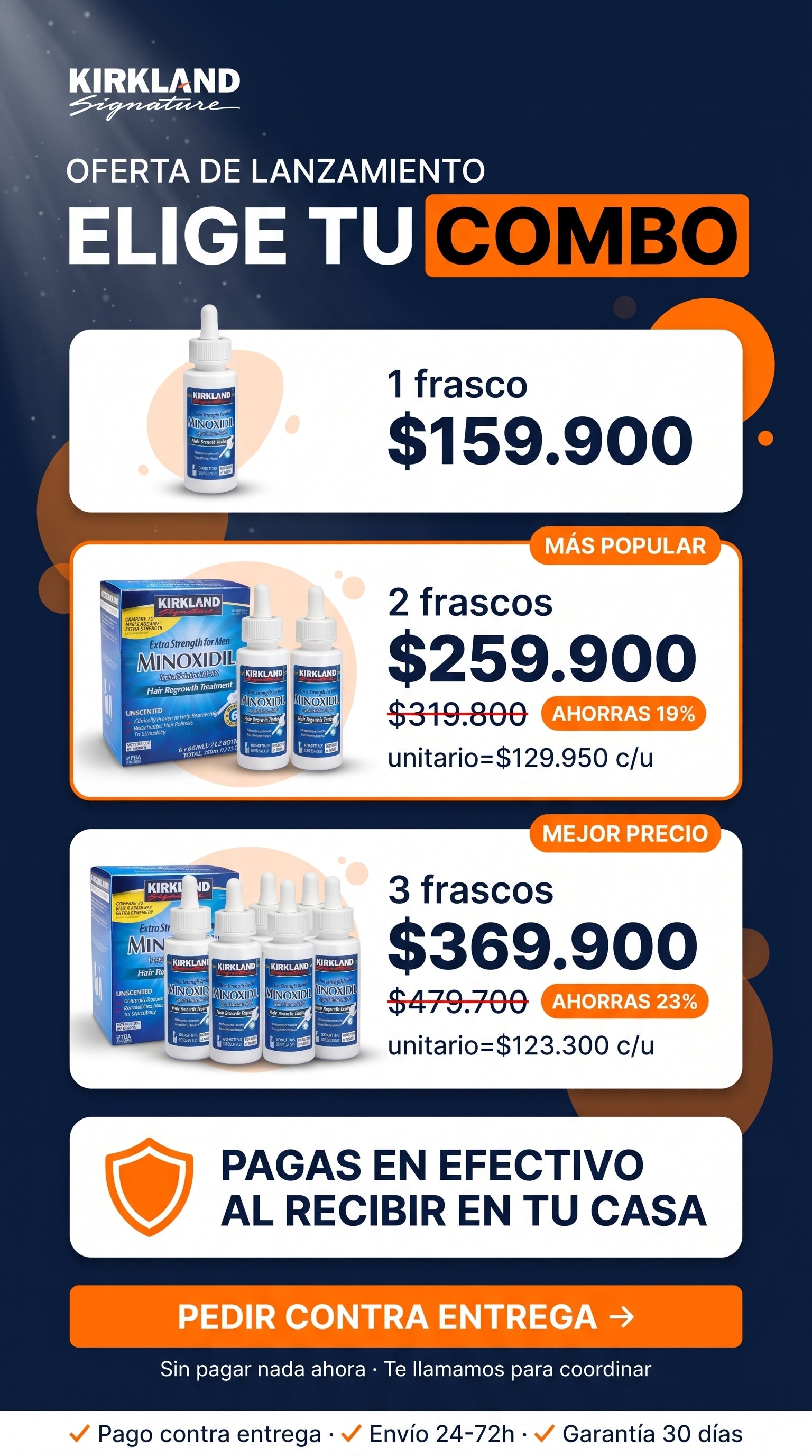 Amazon.com: Kirkland Minoxidil 5% Fuerza Extra Recrecimiento del Cabello para Hombres (Suministro para 12 Meses) : Belleza y Cuidado Personal — offer-pricing