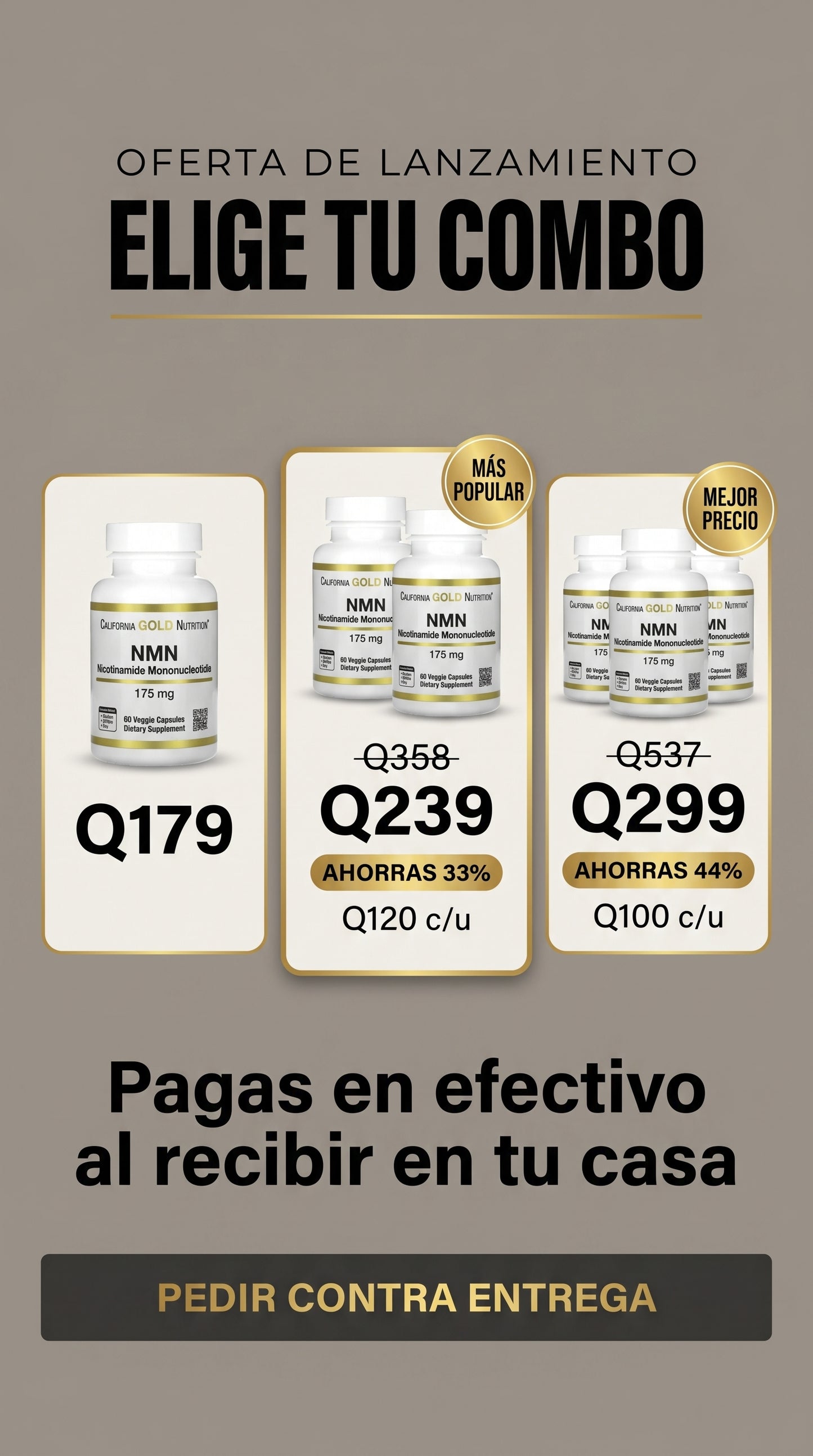 California Gold Nutrition Nmn 175mg 60caps — offer-pricing