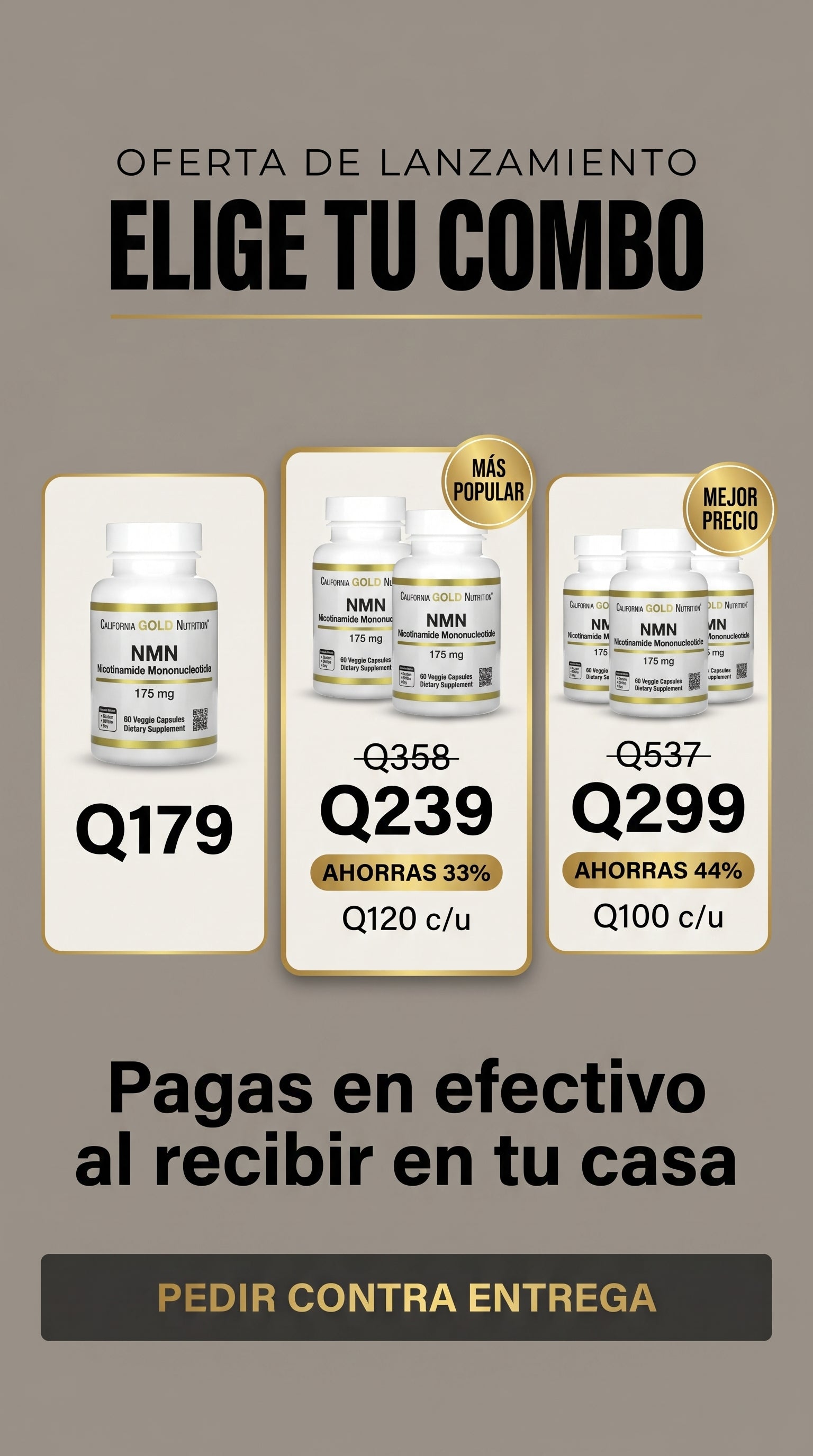 California Gold Nutrition Nmn 175mg 60caps — offer-pricing