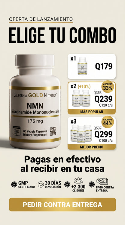California Gold Nutrition Nmn 175mg 60caps — offer-pricing