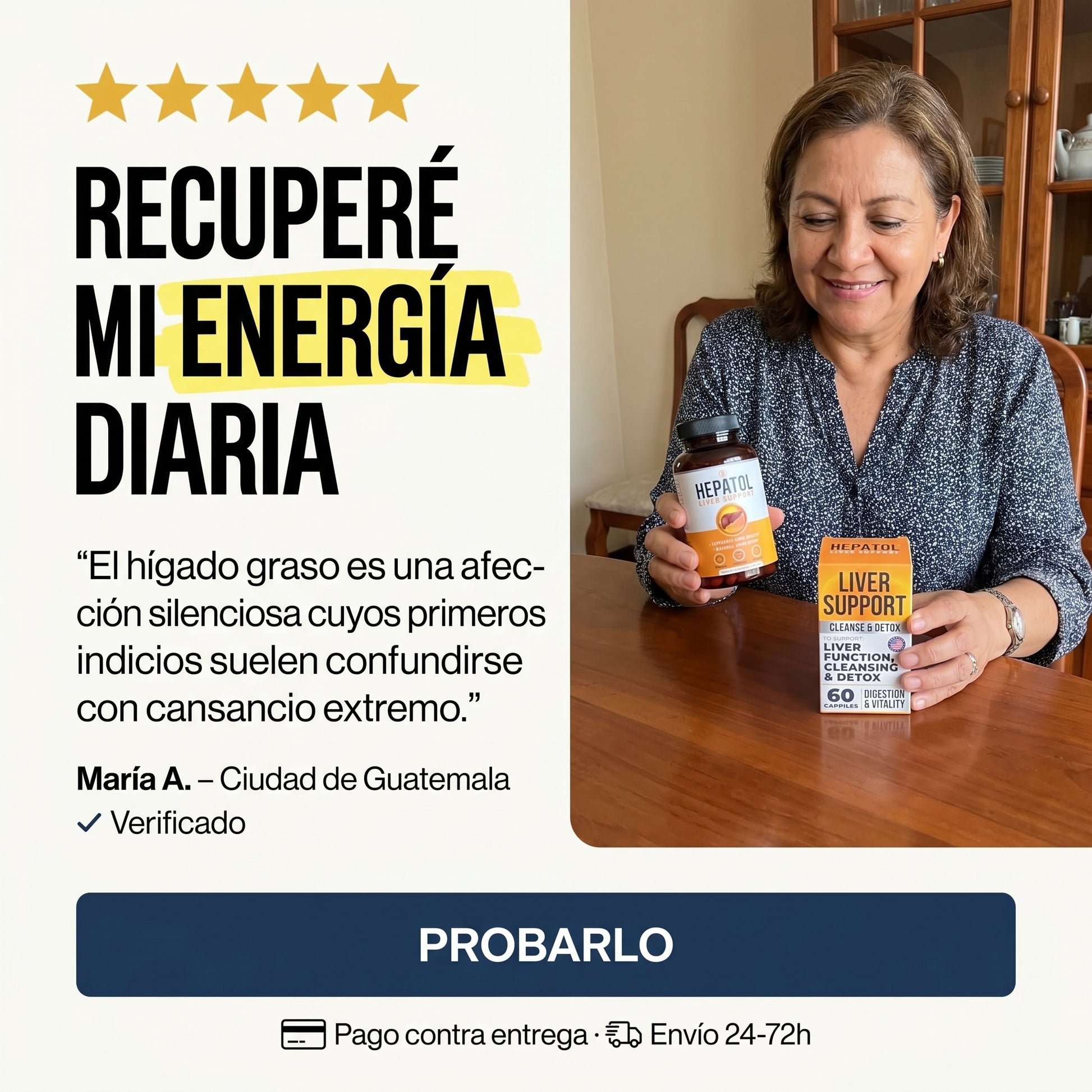 Amazon.com: Hepatol - Desintoxicación de limpieza hepática - Suplemento hepático de hierbas con cúrcuma; L-cisteína desintoxicante apoya la salud del hígado; digestión saludable - Suplementos de limpieza de desintoxicación de apoyo hepático - 60 unidades  — ad social-proof