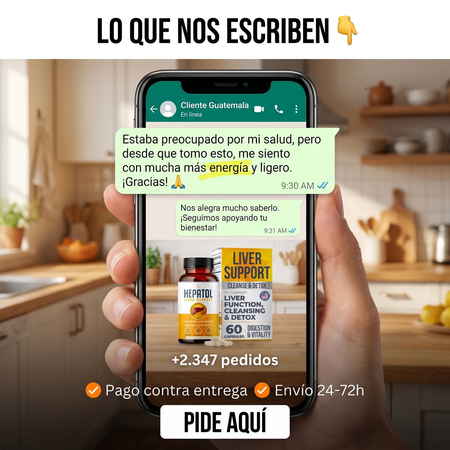 Amazon.com: Hepatol - Desintoxicación de limpieza hepática - Suplemento hepático de hierbas con cúrcuma; L-cisteína desintoxicante apoya la salud del hígado; digestión saludable - Suplementos de limpieza de desintoxicación de apoyo hepático - 60 unidades  — ad social-proof-chat