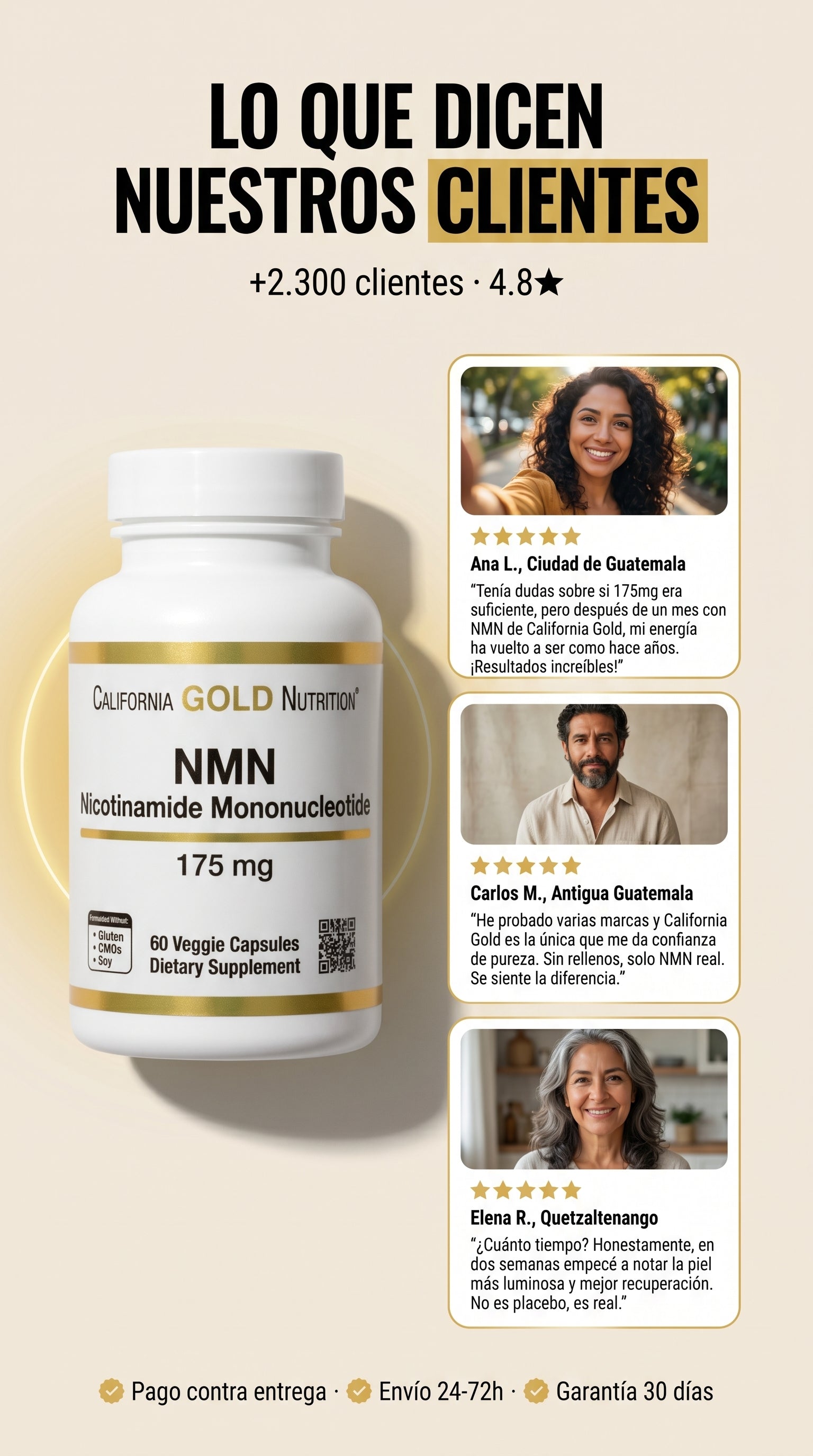 California Gold Nutrition Nmn 175mg 60caps — social-proof