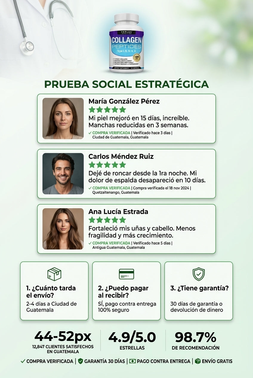 Colageno tipo 1 al 5 — 6. Prueba Social